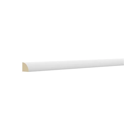 Mode Vit Gesso Coated Trä Små Lister Sko Eller Kvartsrund För Baseboard