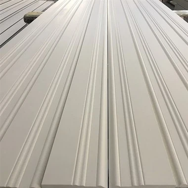 Första klass vitgrundade fingerfogade trälister för dekorativ design