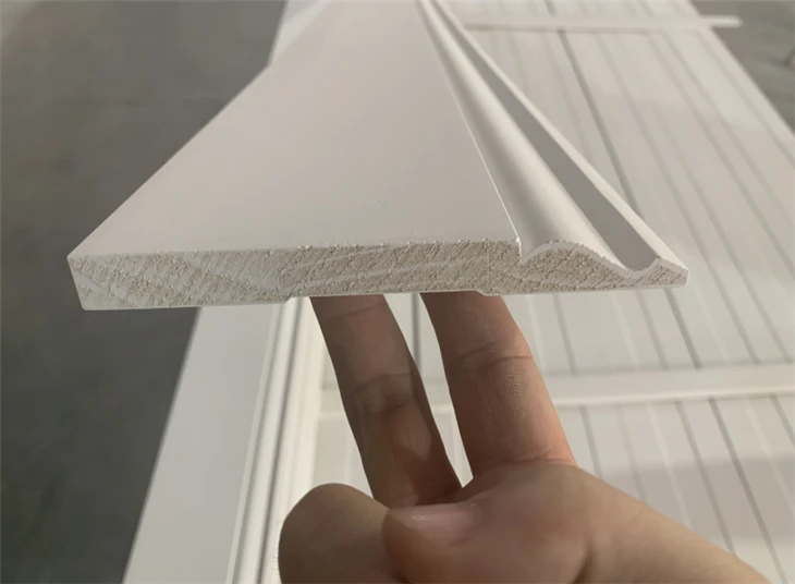 Super Value White Coated Fir Or Pine Wood Mouldings Base Board For Home And Hotel