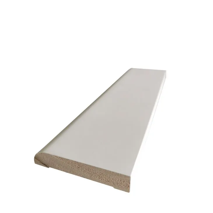 Primed Baseboard Pencil Round Molding