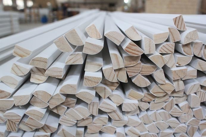 Pine Primed Quadrant Molding