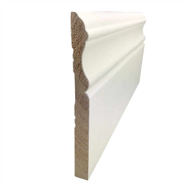 Interiör Trä Vägg Baseboard Primer Panel Listning