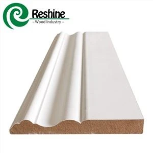 Interiör dekorativ MDF Baseboard Gjutning