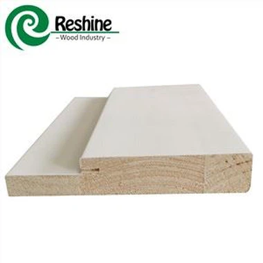 Grundmålat trä gjutna dörrkarm