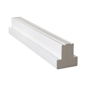 Vit grundmålad Pvc Plantation Shutter Components Trä