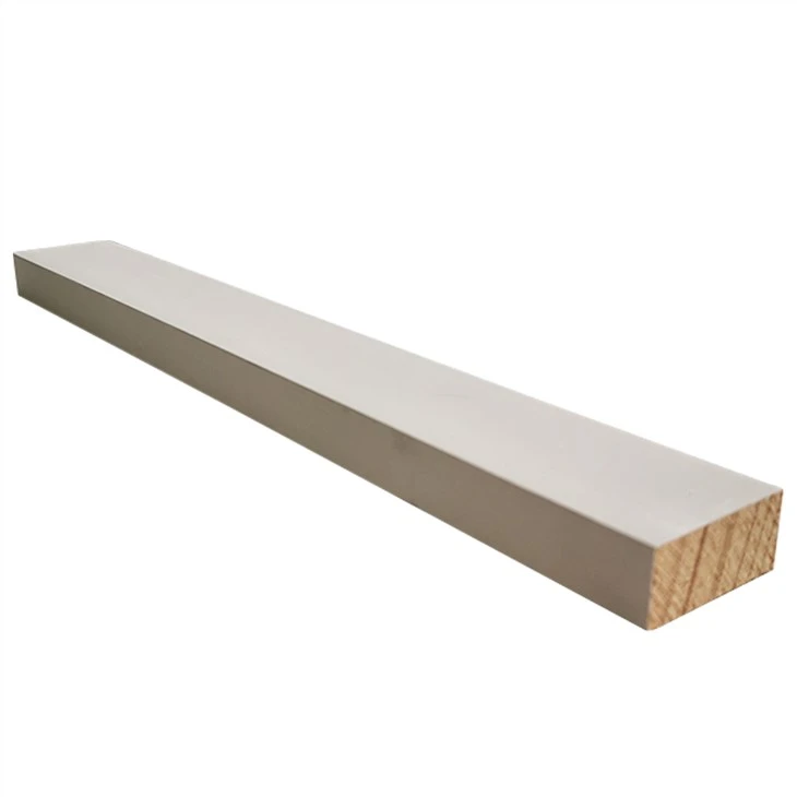 White Primed Finger Joint Moulding For Wood Skirting Board